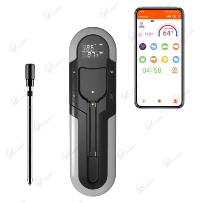 Wireless Cooking Thermometer Food Meat Steak Digital Bluetooth Barbecue Accessories Kitchen Oven Grill BBQ Smart Thermometers